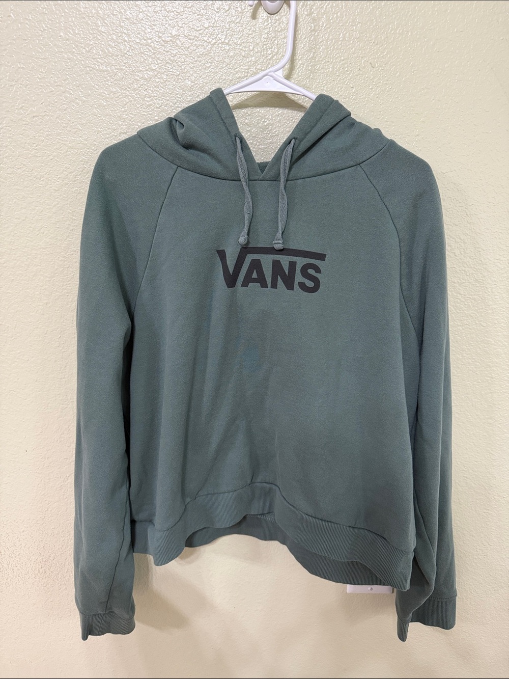 Vans Women's Sage Green Logo Hoodie